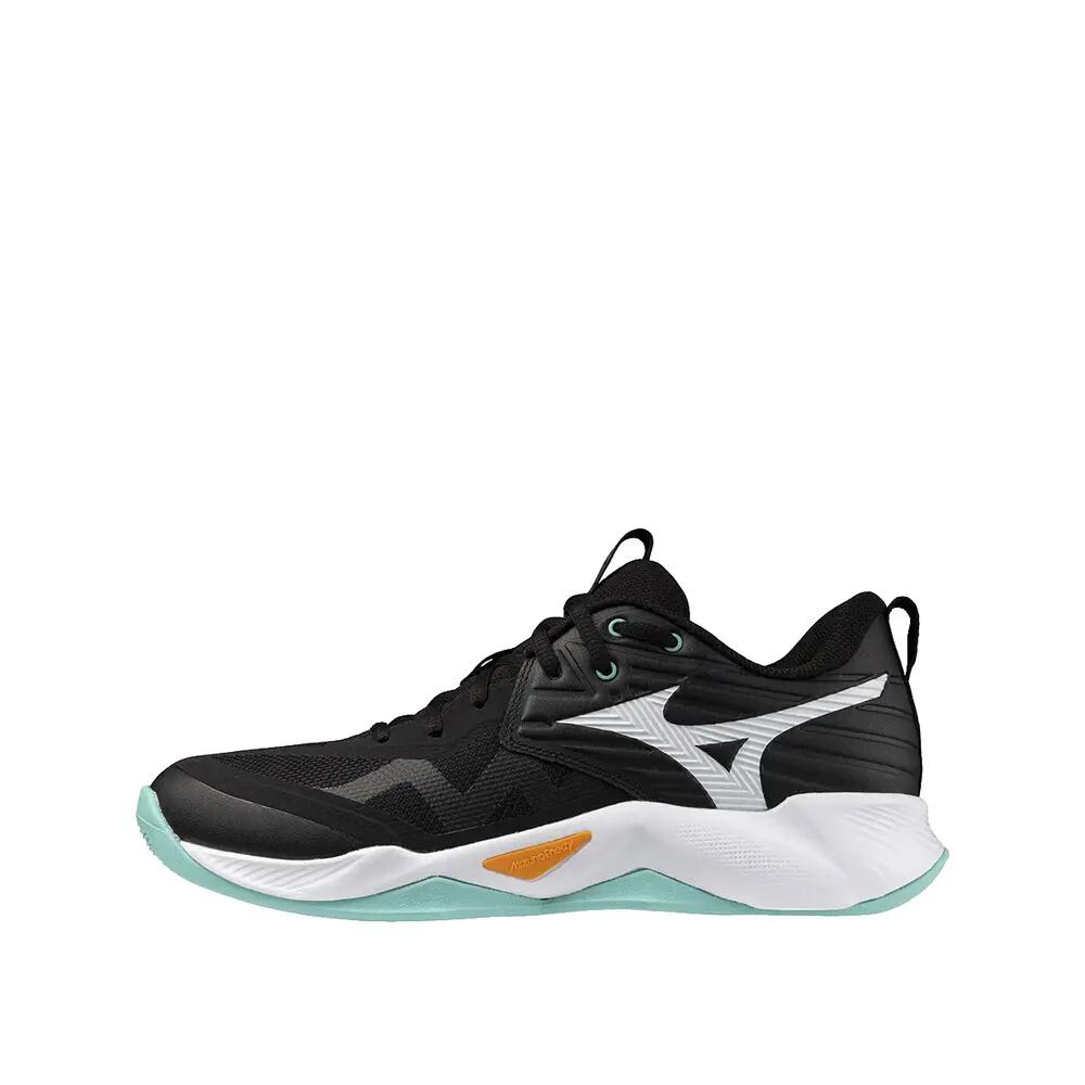 Scarpe sportive Mizuno Wave Momentum Pro Nero/Arancione 2/6