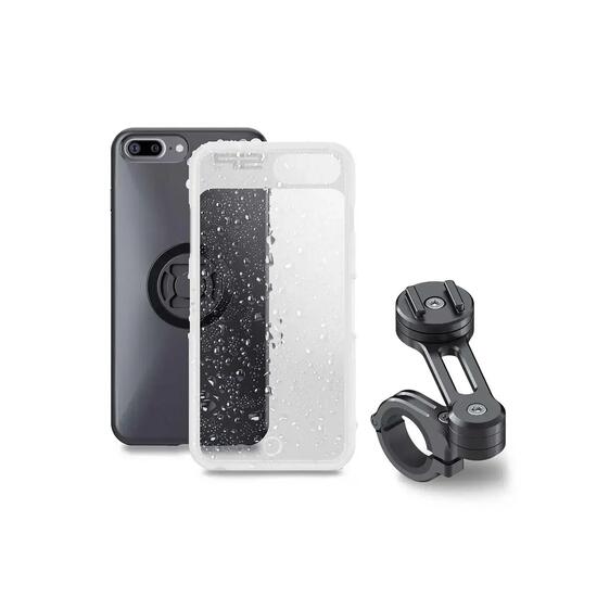 Paket Sp-Connect Moto Bundle fixé sur guidon iPhone 8+/7+/6S+/6+