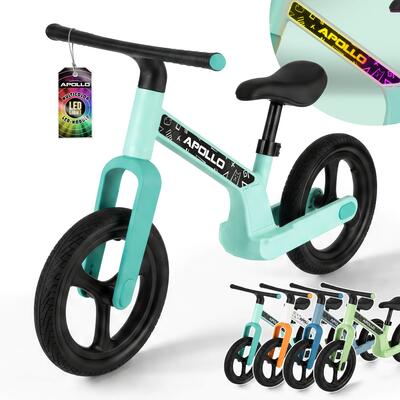 Bici senza pedali Bambini 2 anni luminosa Trailbuddy LED Bianco