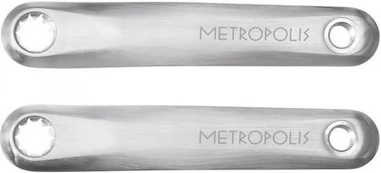 FSA Kurbelarme E-Bike Metropolis CK-602 175 mm Silber - Mini-ISIS für Bosch A...