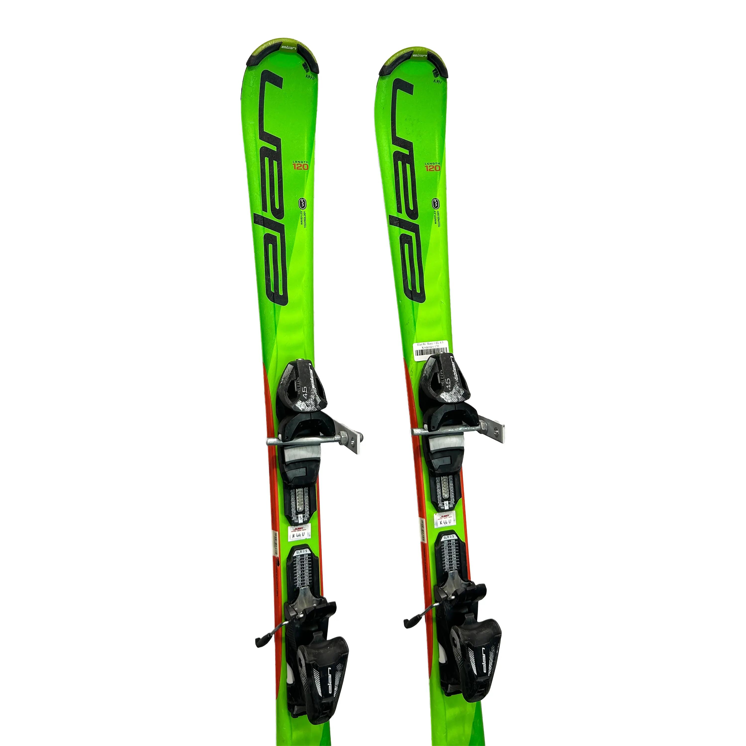 Tweedehands - Ski's Elan RC Race + EL 4.5 Kinderskis-120 5/6
