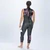 Damen Maui Ärmelloser Neoprenanzug - Pink Palm 2/2