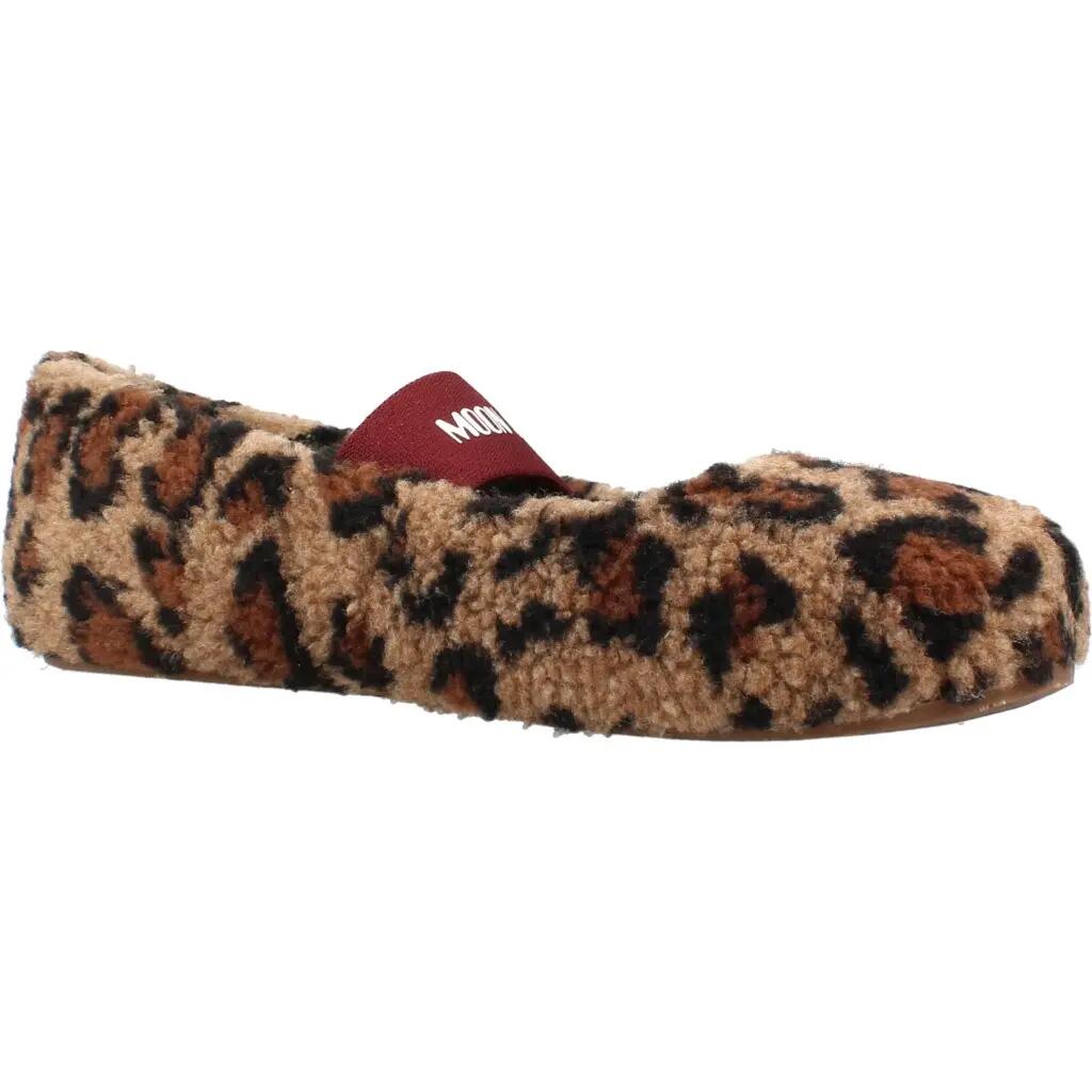 Buty MOON BOOT MB FLEECE  BALLERINA LEOPARD Nadruk zwierzęcy 5/5
