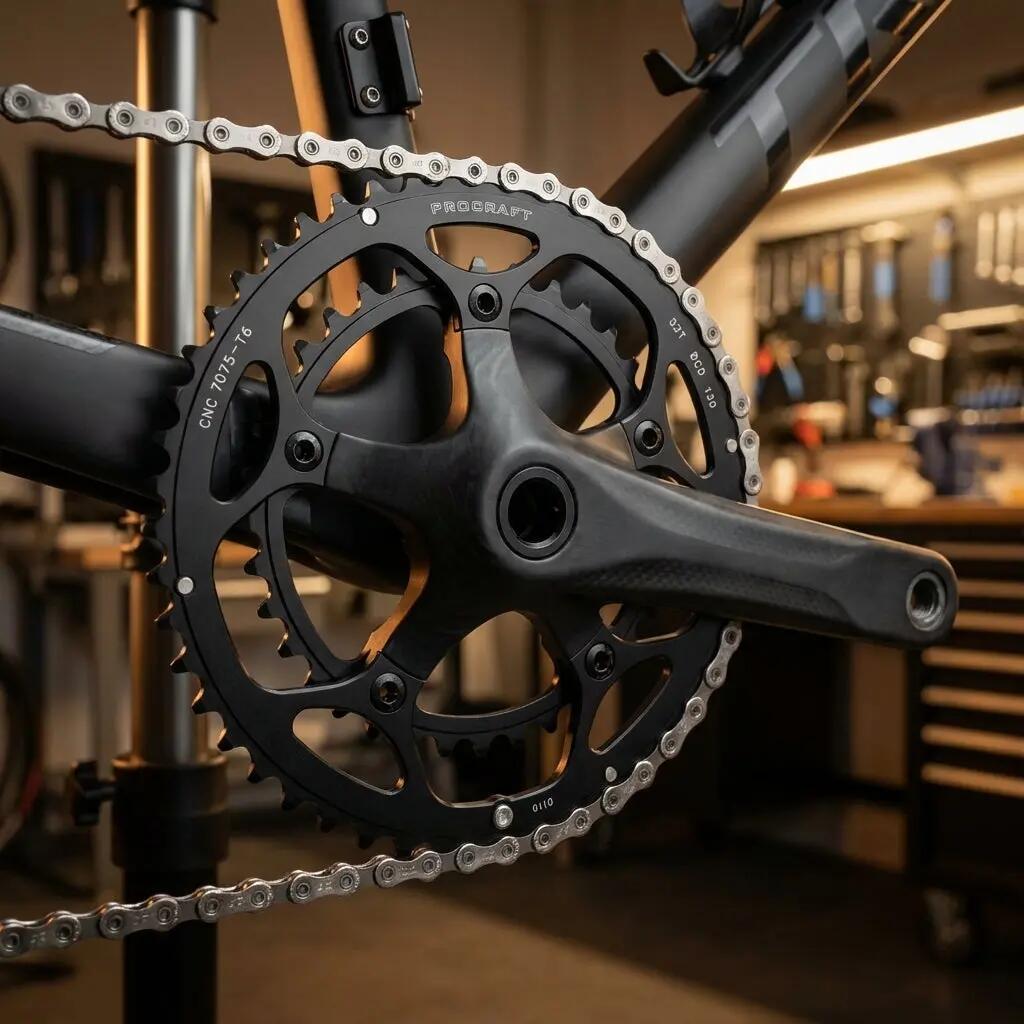 Procraft plateau RR110 52T 9 vitesses BCD 110 Shimano-Sram 2/3