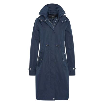 Damen lange wasserdichte Reitjacke mit Kapuze Euro-Star Chiara