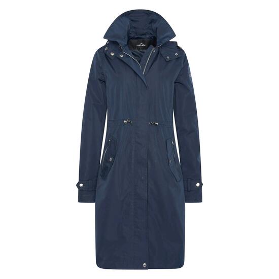 Damen lange wasserdichte Reitjacke mit Kapuze Euro-Star Chiara