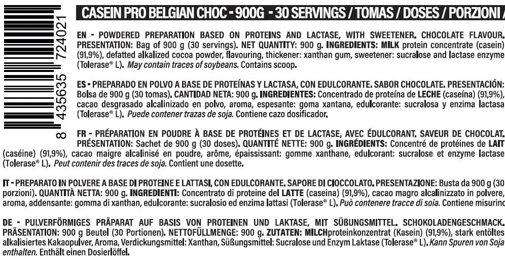 LIFE PRO CASEIN PRO 900G - Caseína Proteína de Liberación Lenta 2/3