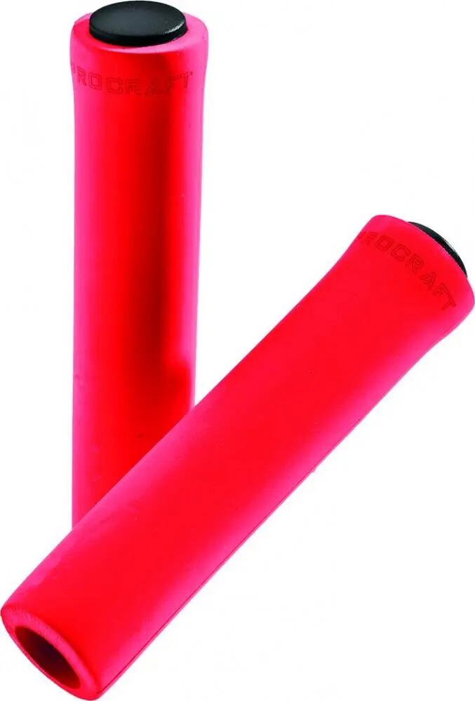 Procraft stuurhandvatten PRC SG1 130 mm rood - lichte siliconenhandvatten voor r 2/3