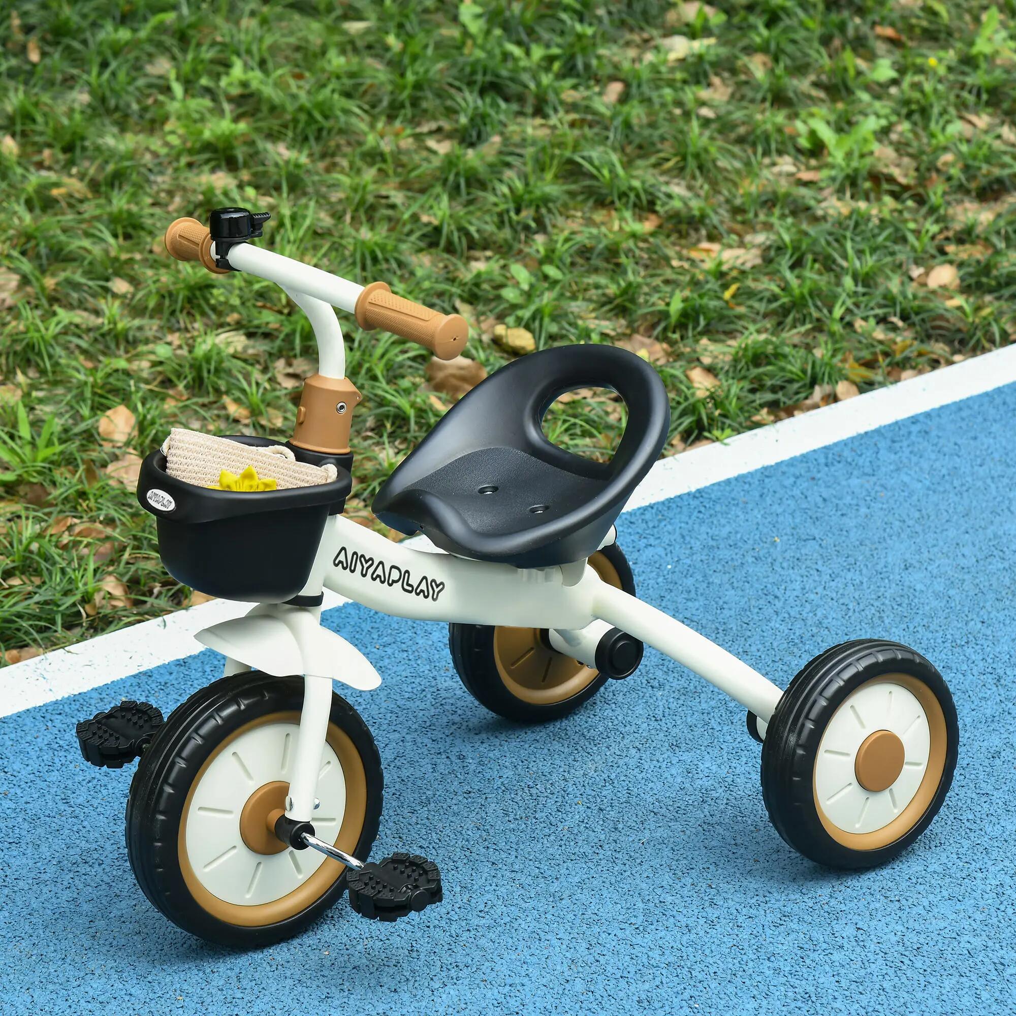 Tricycle enfant multi-équipé siège réglable métal 2/5