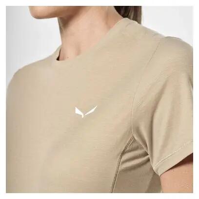 Salewa Puez Dry Women's Technical T-Shirt Beige 7/7