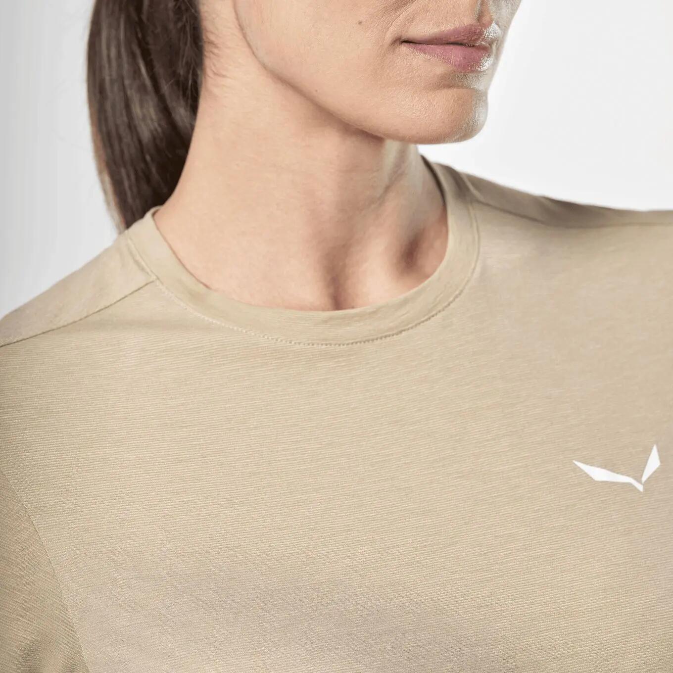 Salewa Puez Dry Women's Technical T-Shirt Beige 6/7
