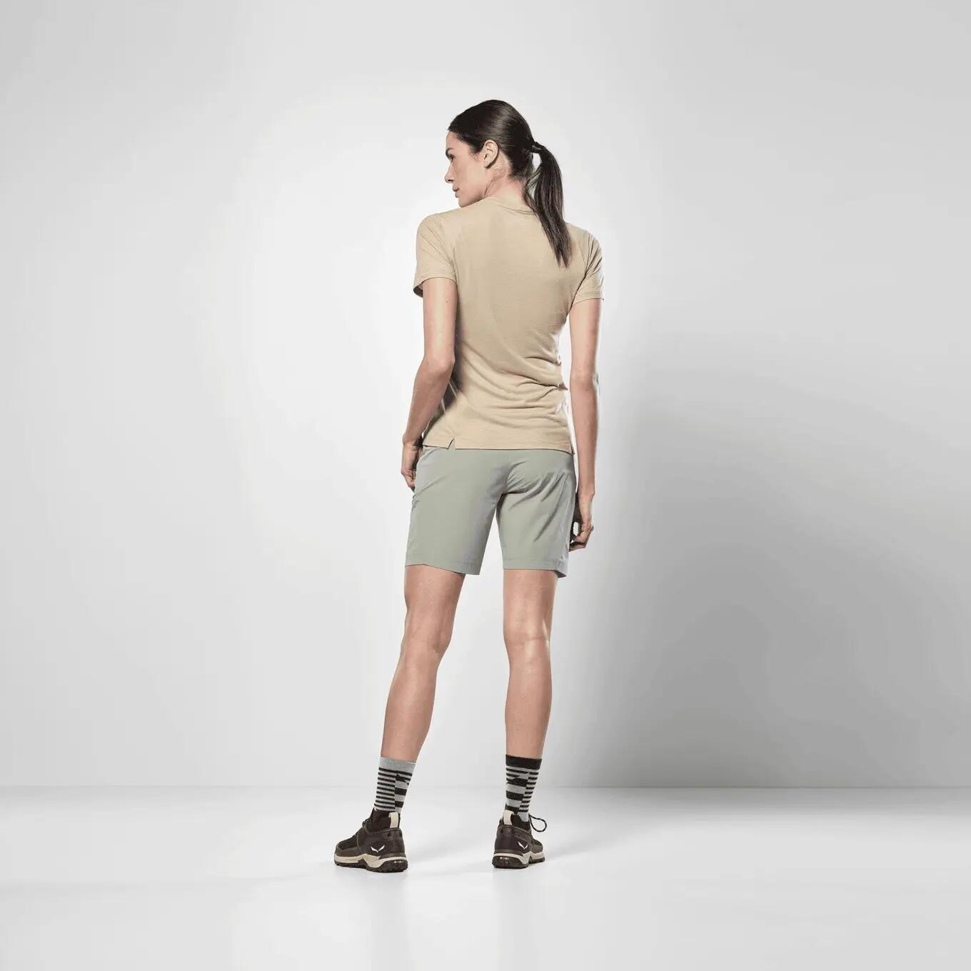 Salewa Puez Dry Women's Technical T-Shirt Beige 5/7