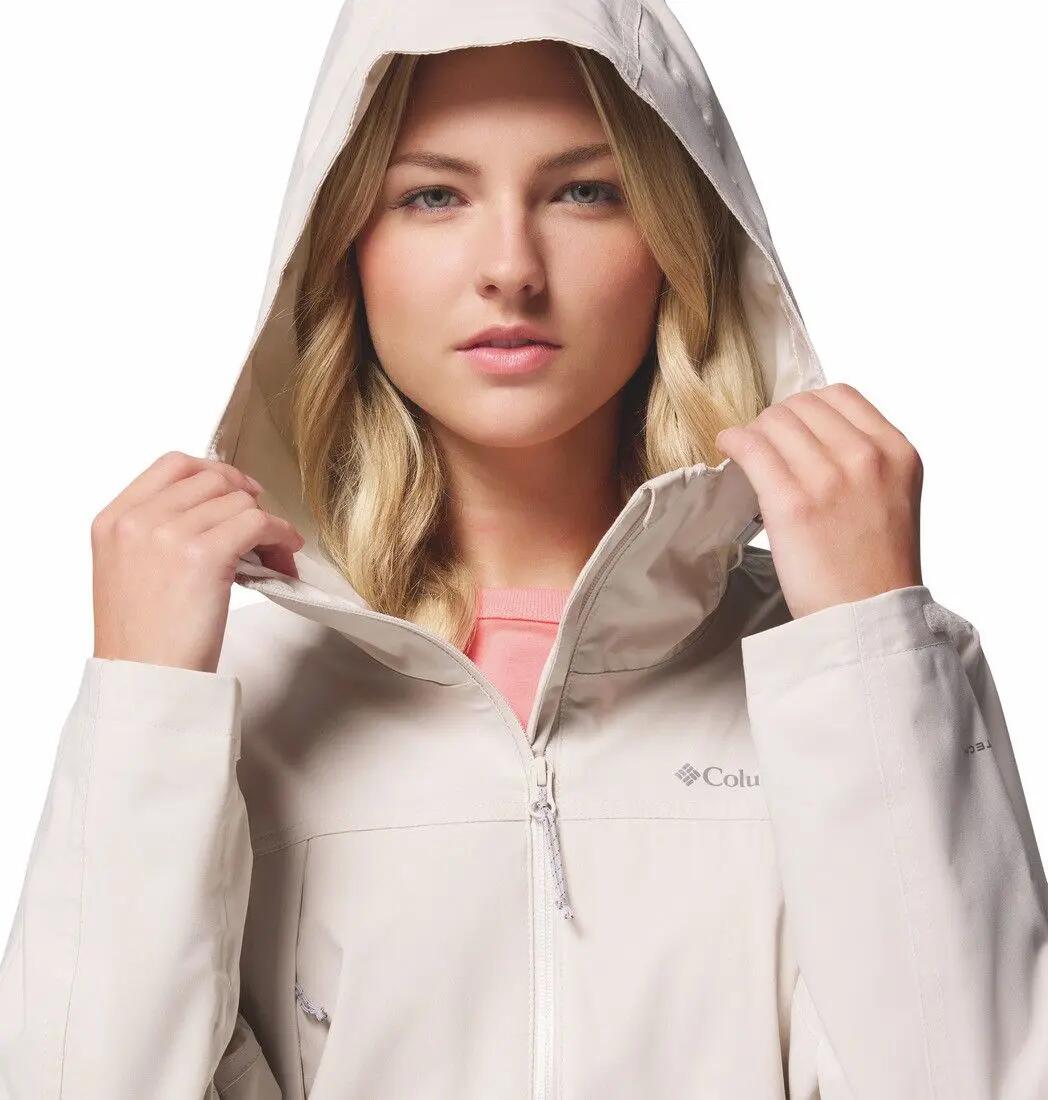 Giacca impermeabile Columbia Boulder Falls Beige Donna 4/6