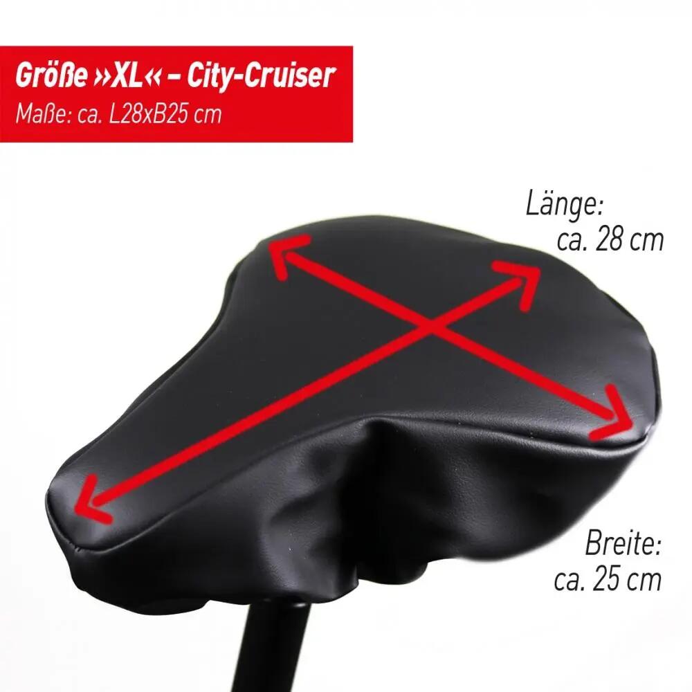Haberland Housse de selle simili-cuir avec mousse, 1 pièce 2/3