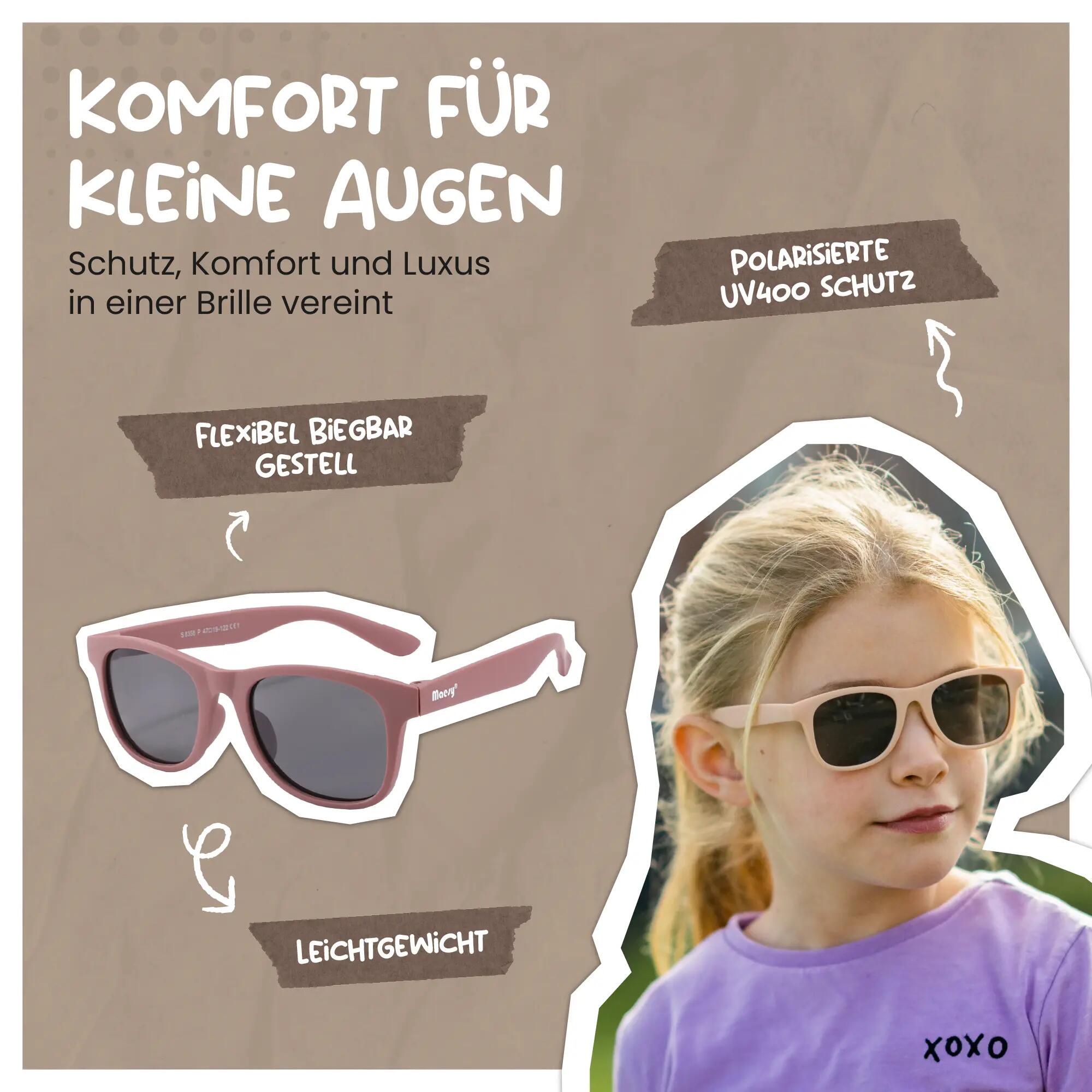 Kinder Sonnenbrille Lino Purple 3-6 Jahre 2/6
