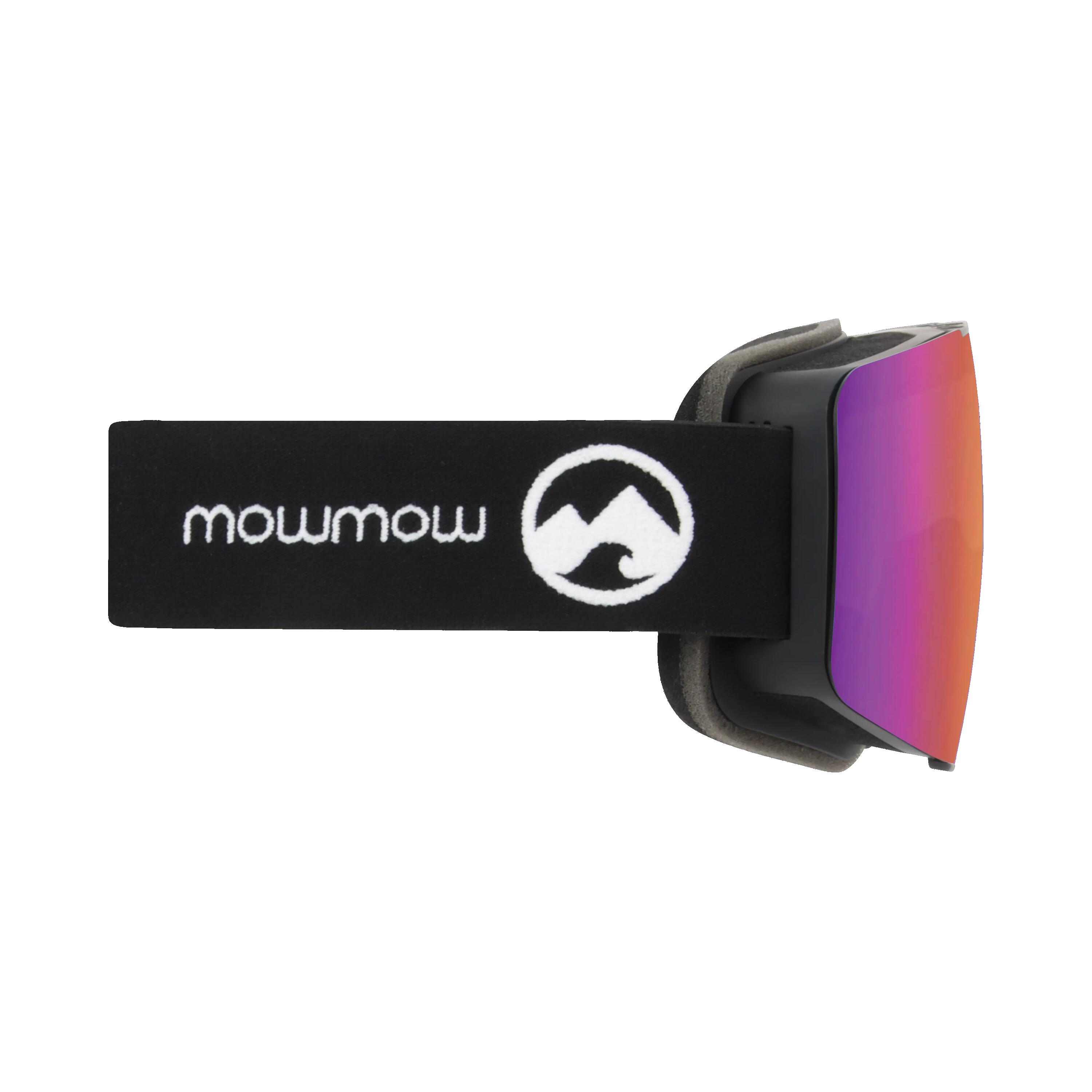 Masque de ski unisexe Local (Black | Deep Purple) 4/7