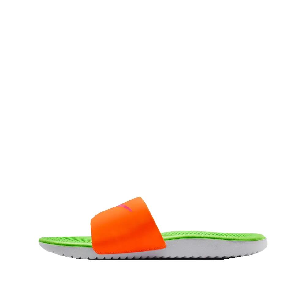 Nike Kawa Sandalen Oranje Totaal/Roze Hyper-Groen 3/6