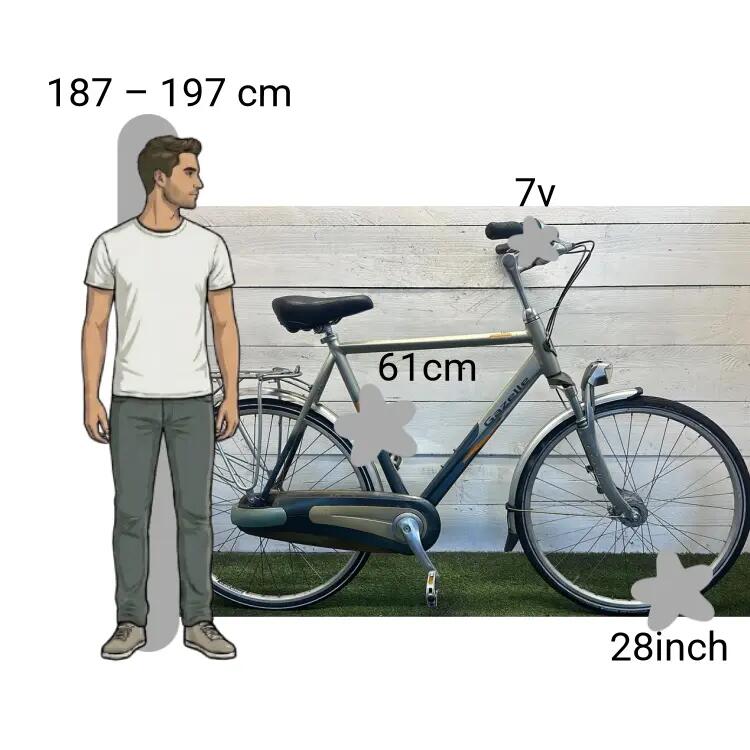 Vélo d’occasion Gazelle Orange 2/4