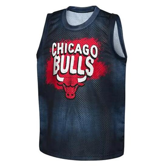 OUTERSTUFF NBA Heating Up Junior koszulka bez rękawów Chicago Bulls granatowa