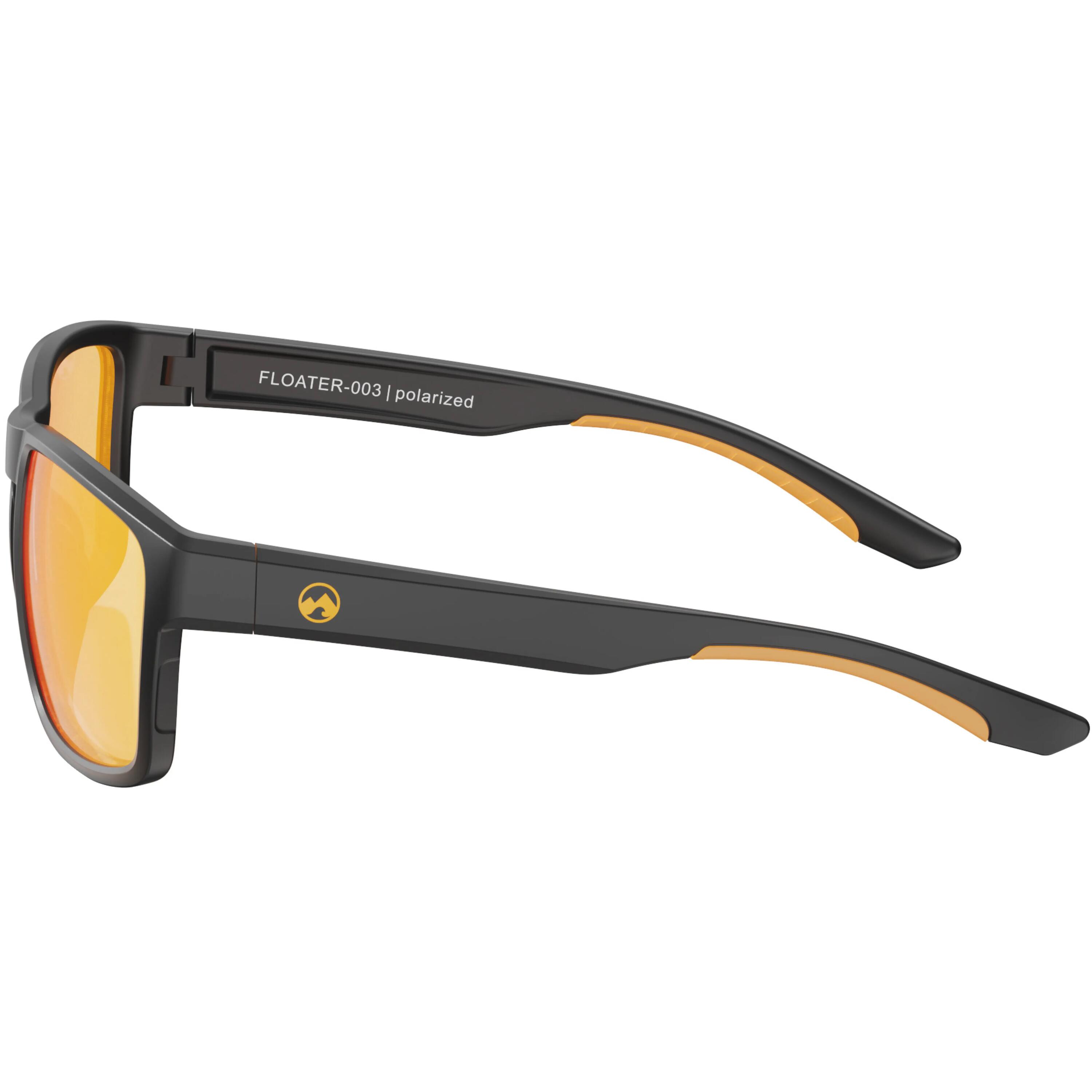 Unisex Sonnenbrille FLOATER-003 (Black | Orange) 3/5