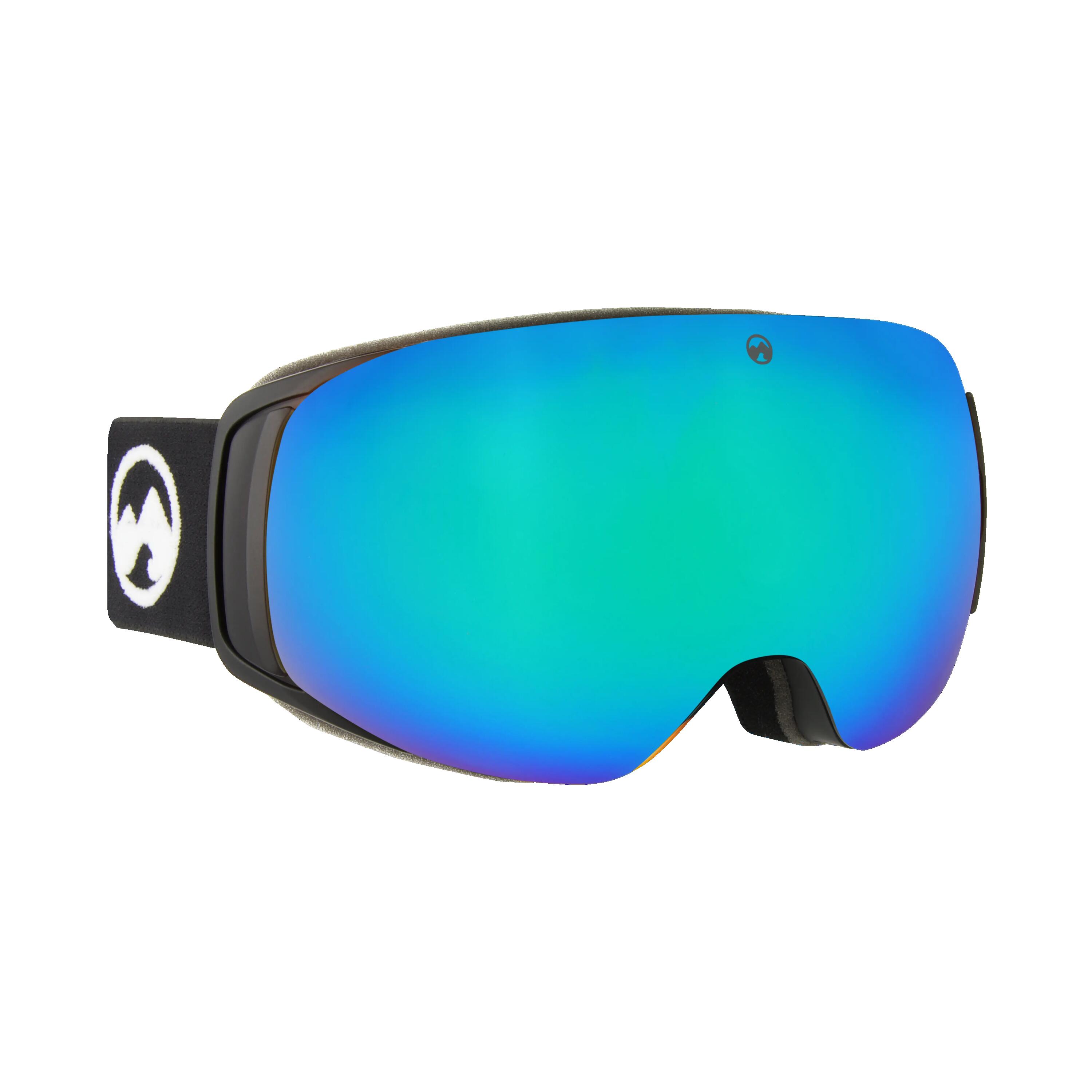 Masque de ski unisexe Gravity (Black | Green) 2/6