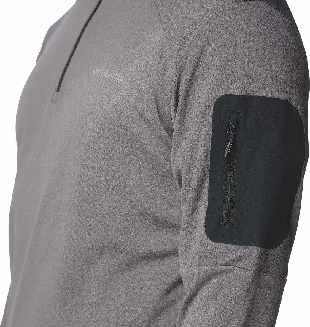T-Shirt Technique Columbia Tech 1/4 Zip Gris 6/7