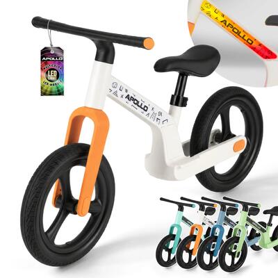 Bici senza pedali Bambini 2 anni luminosa Trailbuddy LED Bianco
