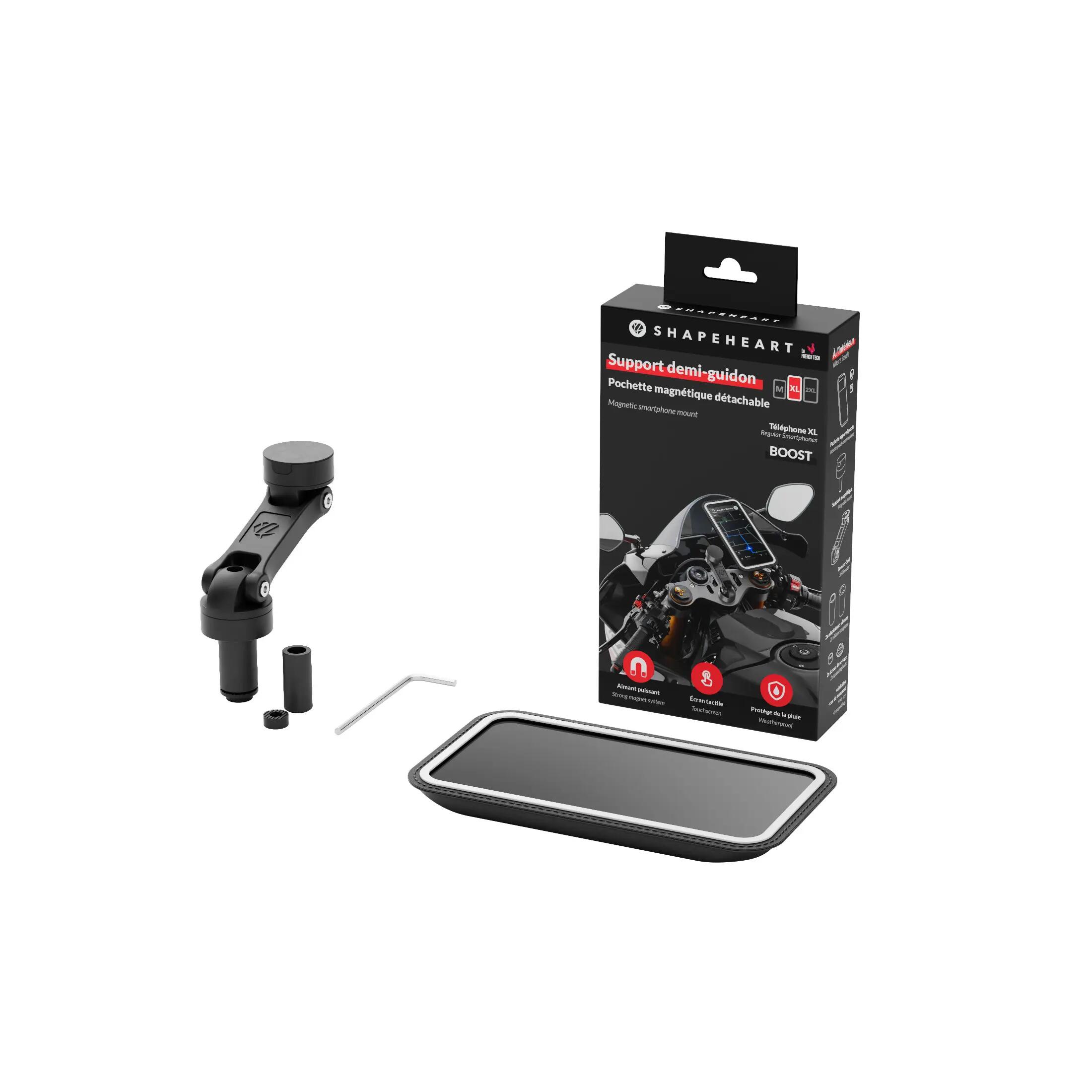 Motorcycle smartphone holder Shapeheart Stem Boost 2/2