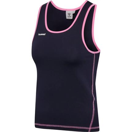 hummel top sans manches en coton bio coupe épurée – BEGONIA PINK