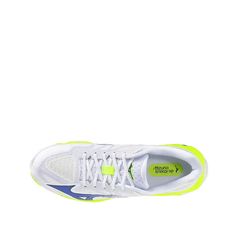 Volleybalschoenen Mizuno Wave Lightning Elite Wit/Geel/Bright Blue 4/6