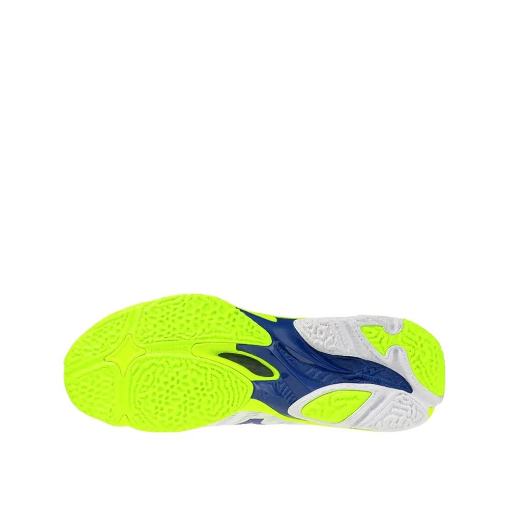 Volleybalschoenen Mizuno Wave Lightning Elite Wit/Geel/Bright Blue 3/6