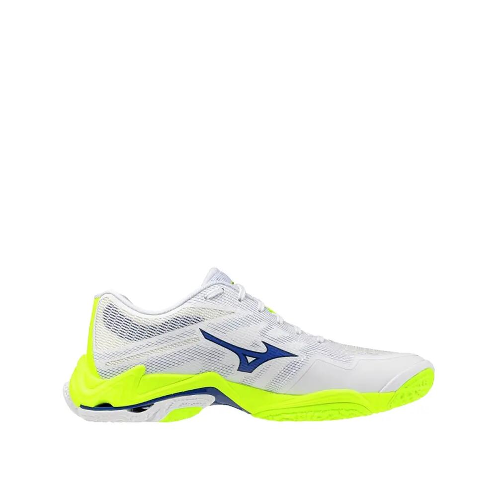 Volleybalschoenen Mizuno Wave Lightning Elite Wit/Geel/Bright Blue 2/6