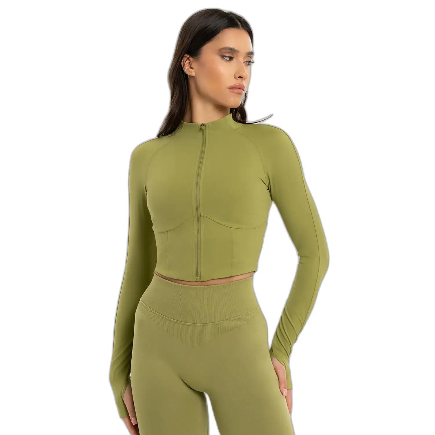 Sudadera con cremallera mujer Gym Glamour Corset 1/2