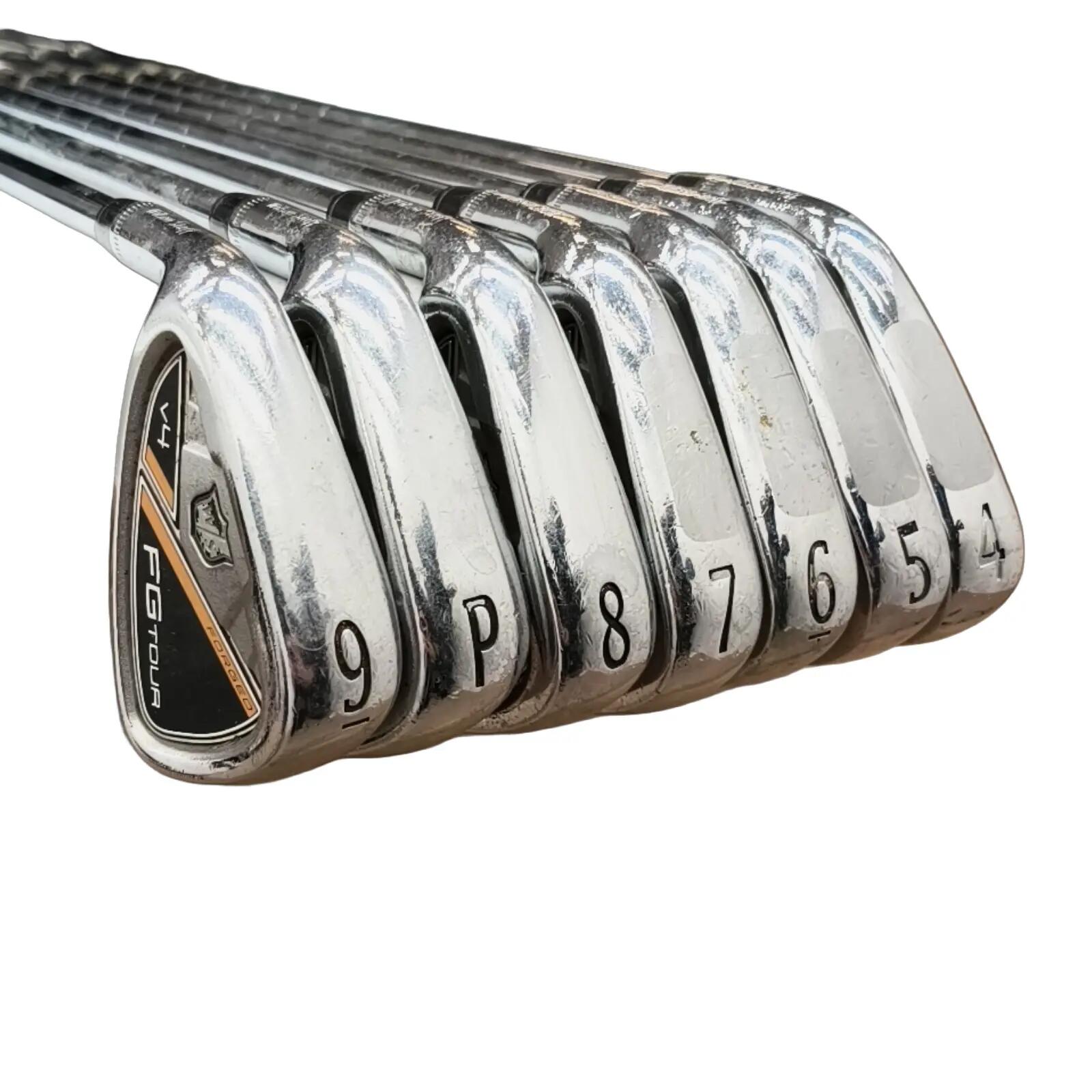 Linkshand Wilson Staff FG Tour V4 Eisenset / 4-PW / Flex Stiff / Stahl 2/6