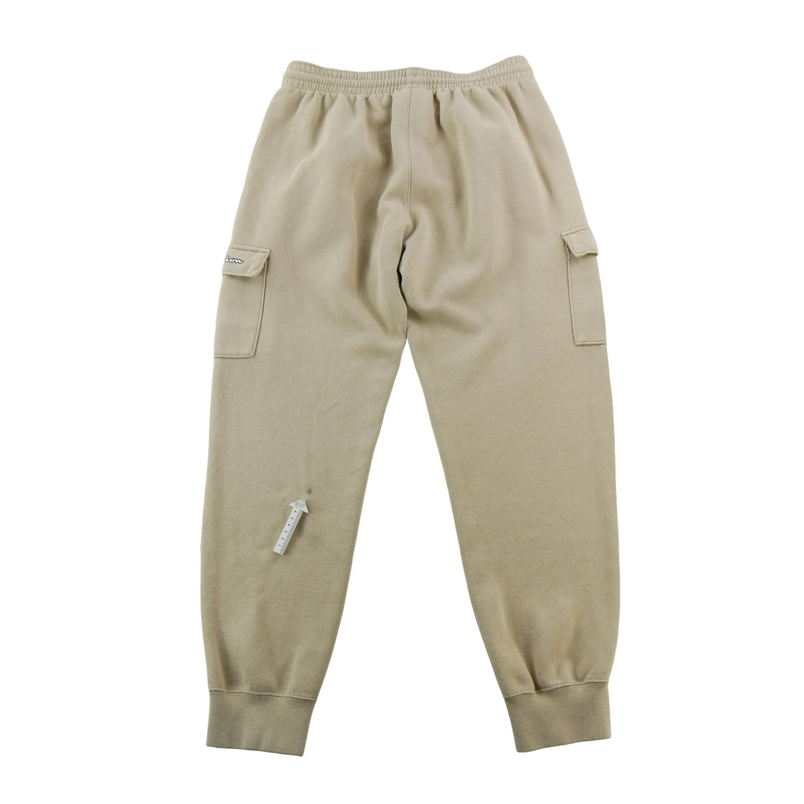 Second life - Spodnie dresowe męskie Cargo Joggers beżowe - Stan dobry 6/10