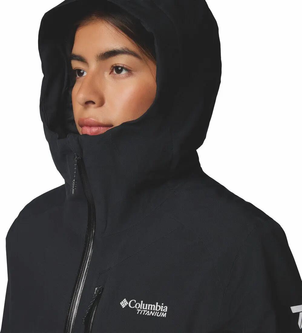 Giacca impermeabile Columbia Explorer's Edge II Donna Nero 4/7