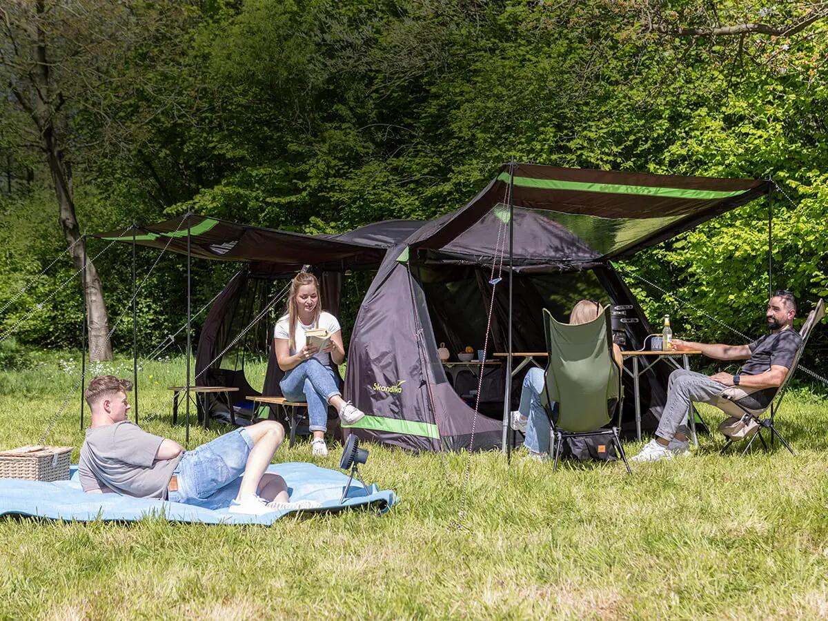 Gebraucht - Tunnelzelt Solheim Protect - Camping Zelt 4 Pers - UPF 50+ 13/15