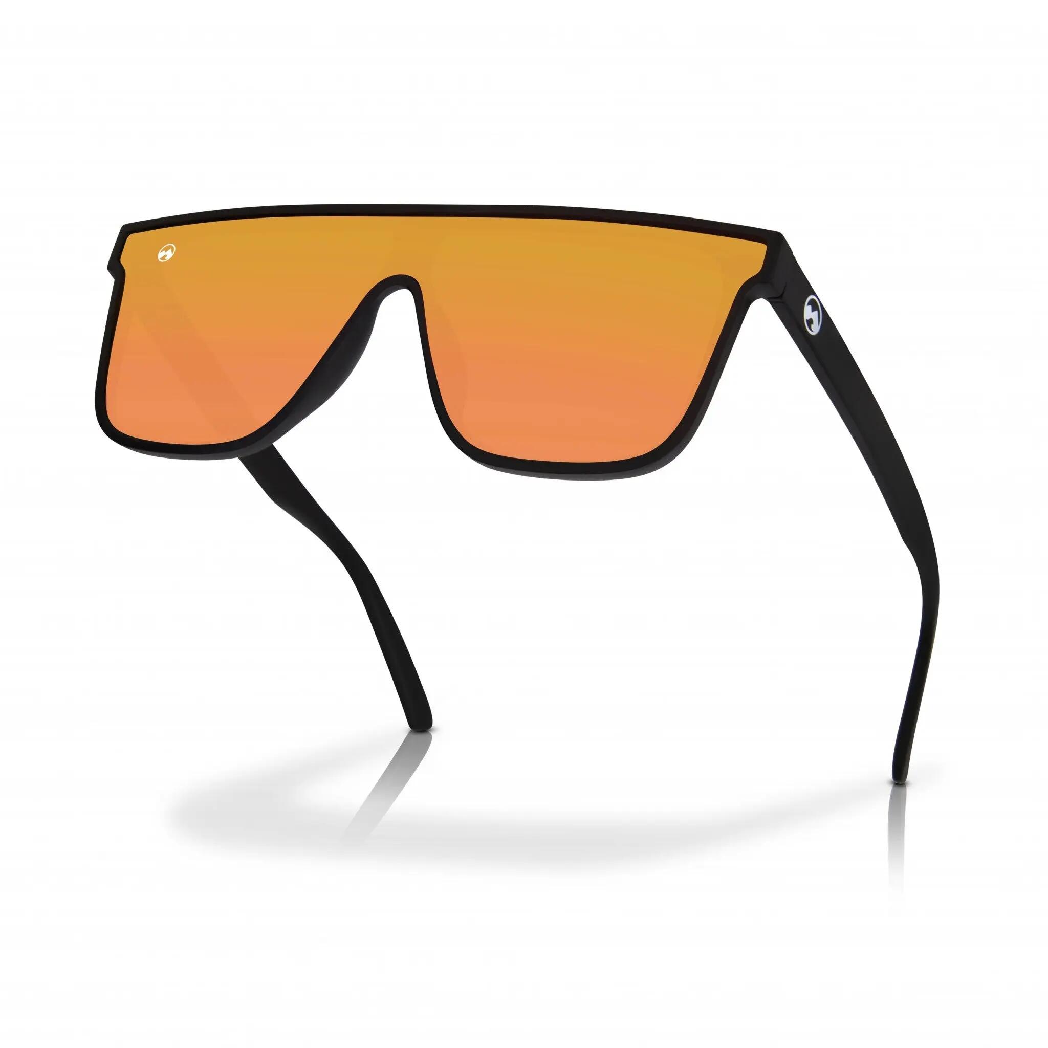 Lunettes de soleil unisexe Blaze (Black | Orange) 4/5