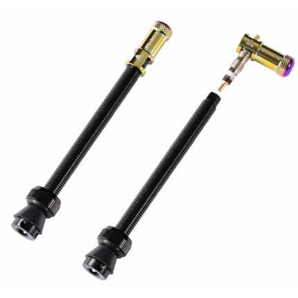 Valve et bouchons de valve demonte obus oil slick Granite Design CNC Juicy Nippl