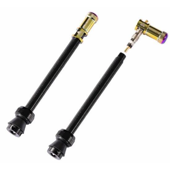 Valve et bouchons de valve demonte obus oil slick Granite Design CNC Juicy Nippl