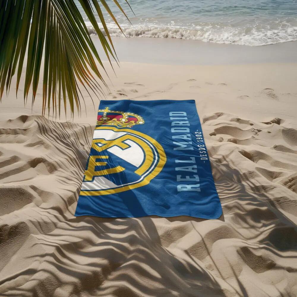 Real Madrid törölköző 70x140 cm PAMUT Half Crest 3/5