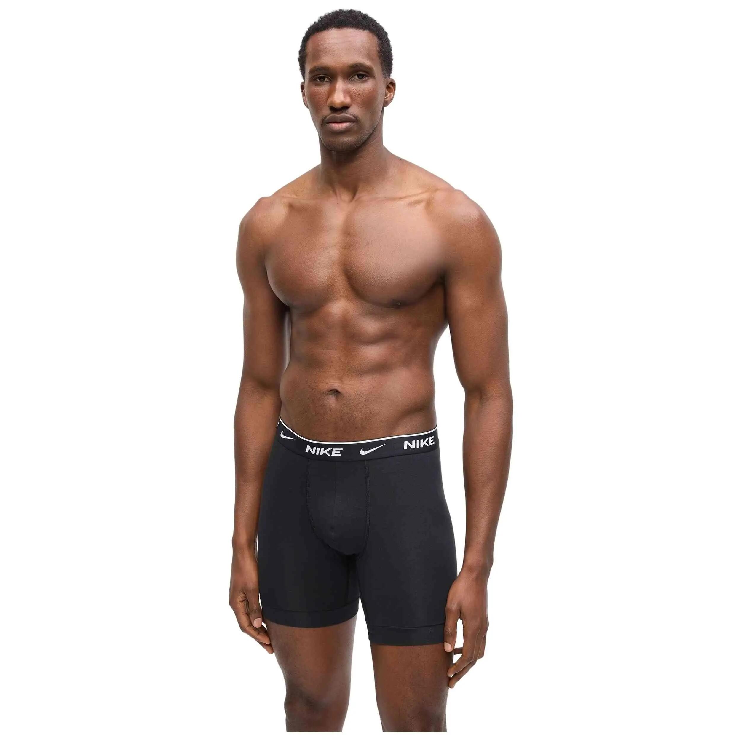 Nike Everyday Cotton Stretch Boxers Schwarz 3er-Pack 5/5