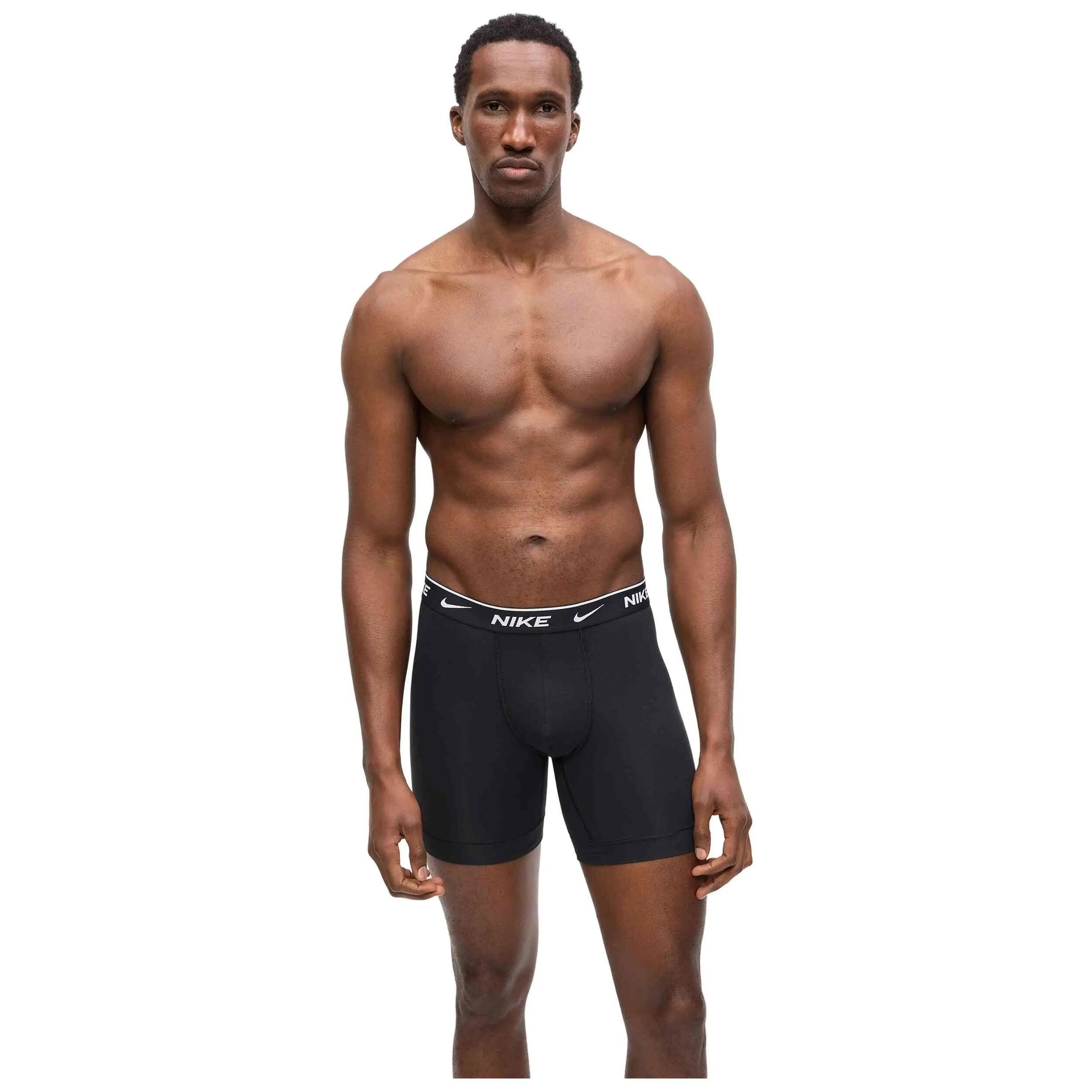 Nike Everyday Cotton Stretch Boxers Schwarz 3er-Pack 3/5
