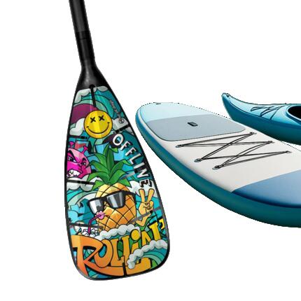 Universelle Design Paddel-Aufkleber, Wasserfest UV-beständig, für SUP oder Kanu