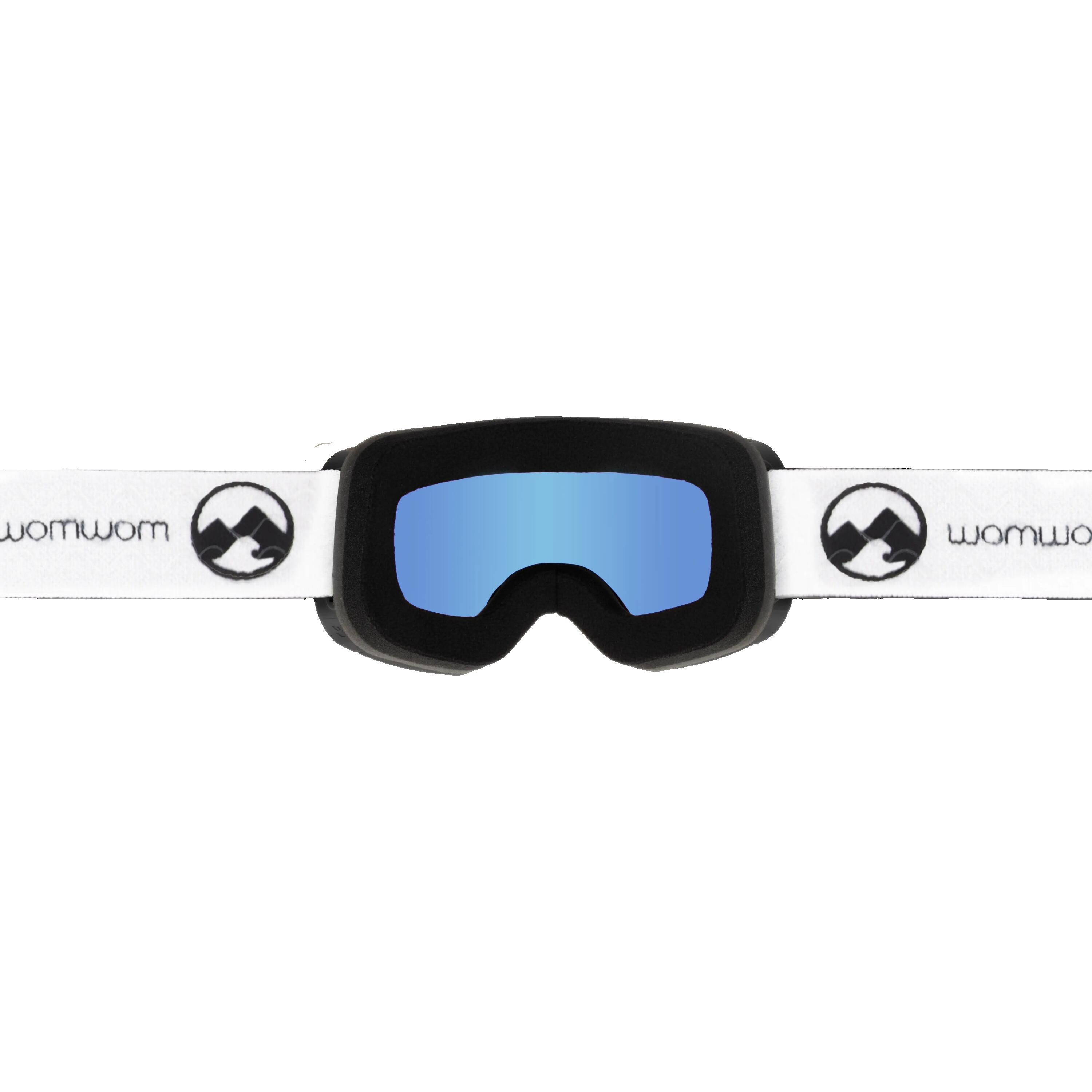 Masque de ski unisexe Vantage (Ice Blue| Black Strap) 5/5