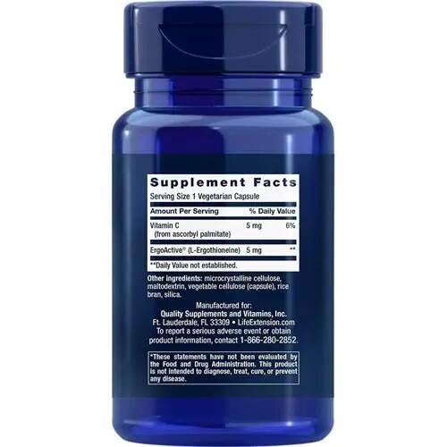 Vitamine și minerale Essential Youth L-ergothioneine 30 buc 2/2