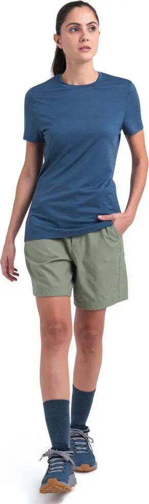 T-shirt Technique Femme Icebreaker Merino 150 Tech Lite Bleu 3/6