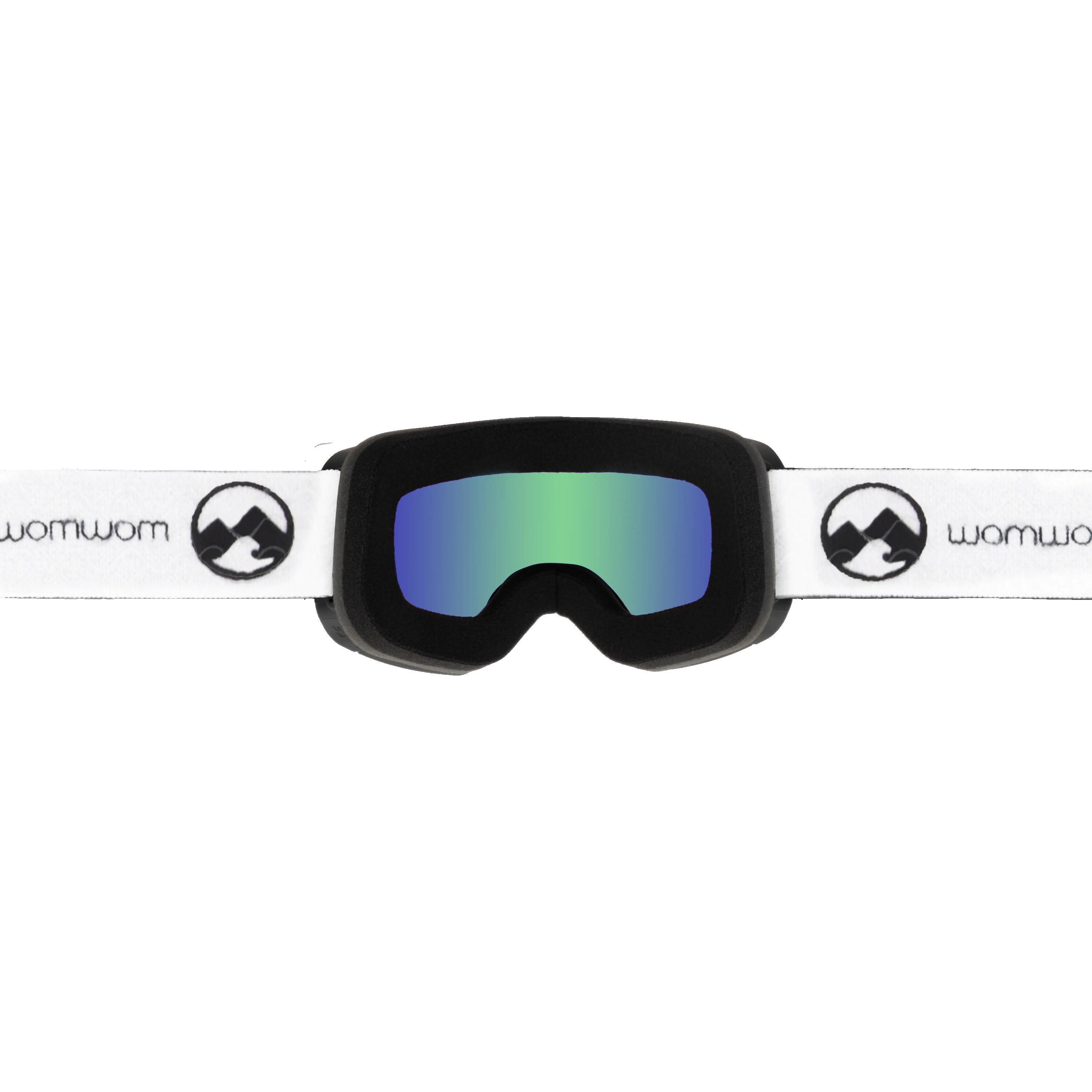 Masque de ski unisexe Vantage (Green| Black Strap) 5/5