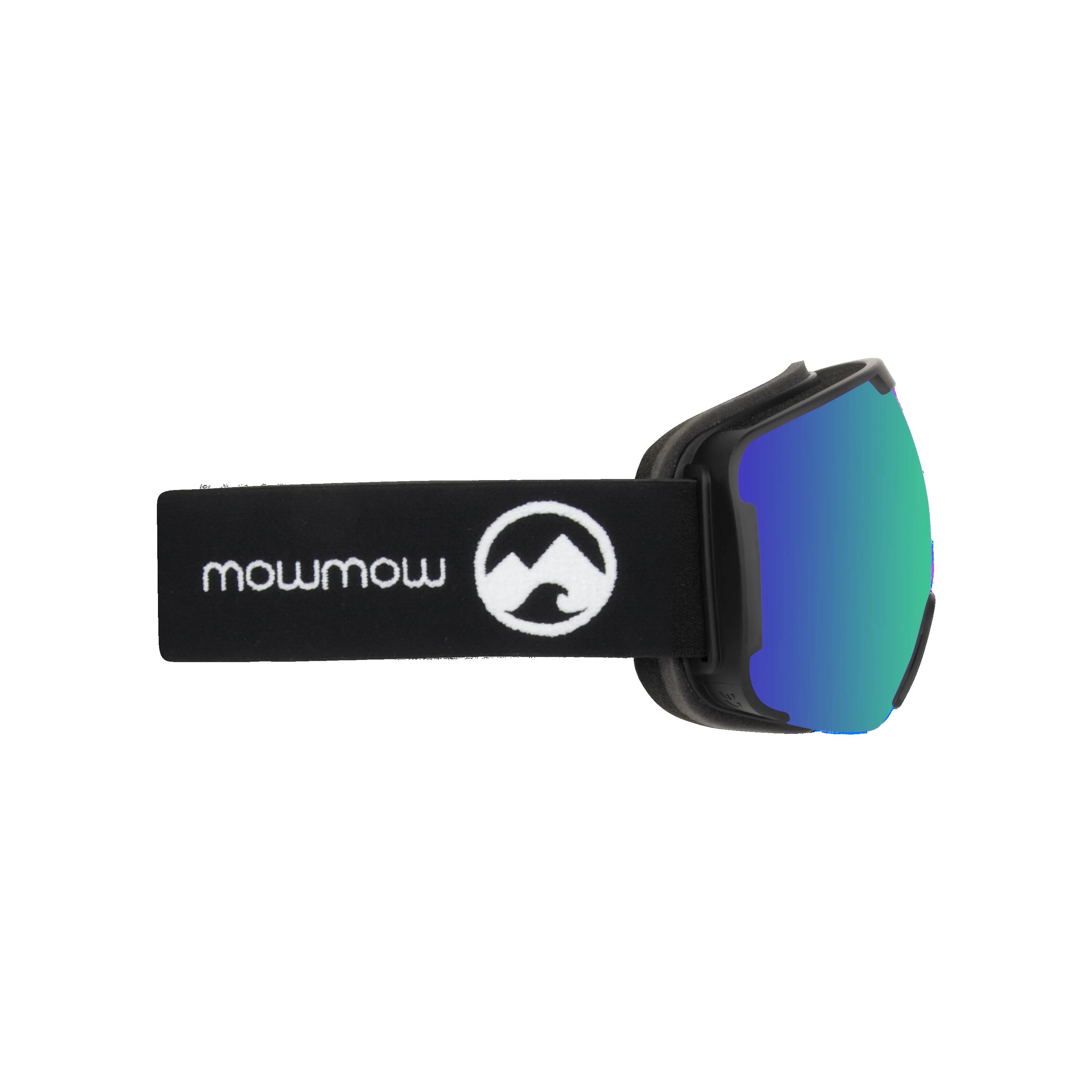 Masque de ski unisexe Vantage (Green| Black Strap) 4/5