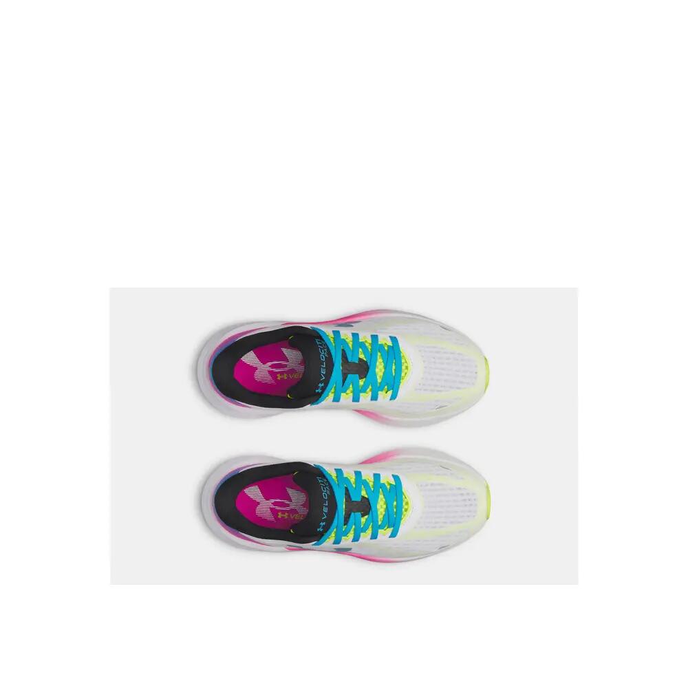 Hardloopschoenen Under Armour Velociti Pace Wit/Roze/Rebel 4/5